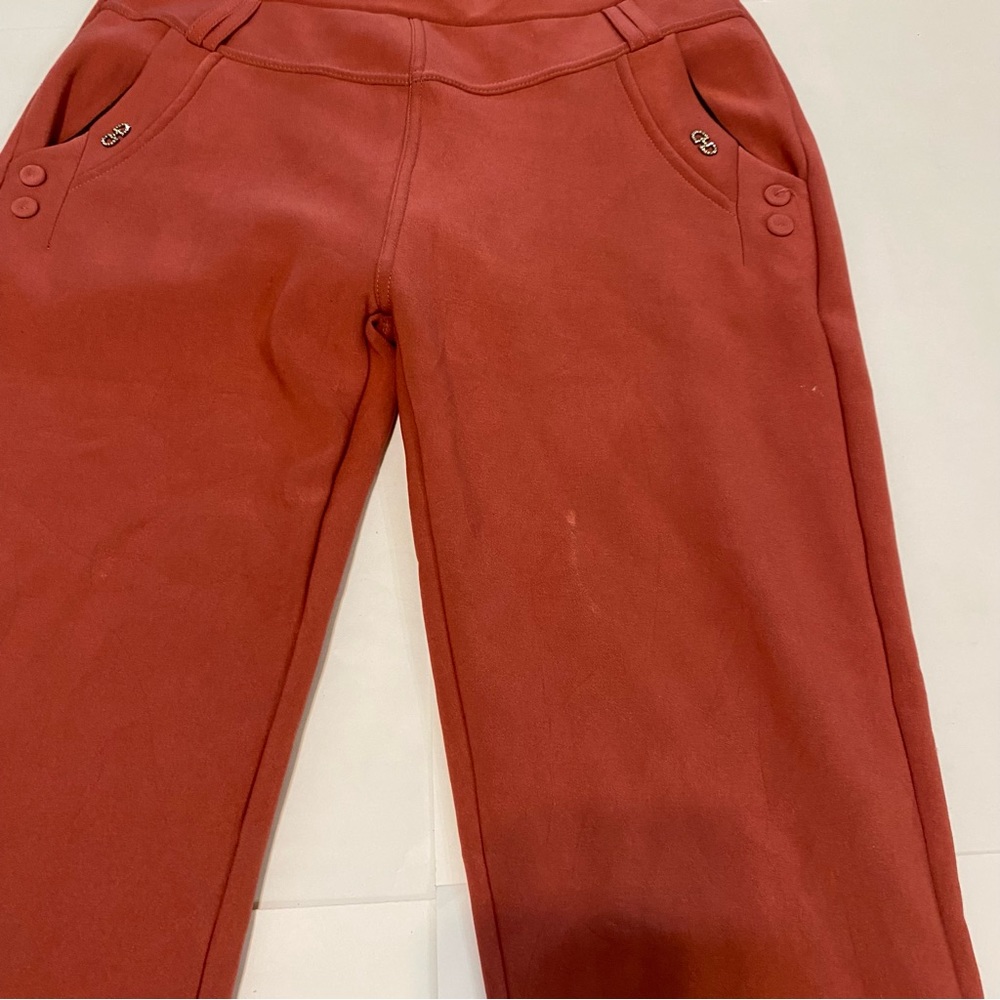 Orange Slim Fit Pants - Picture 5 of 8